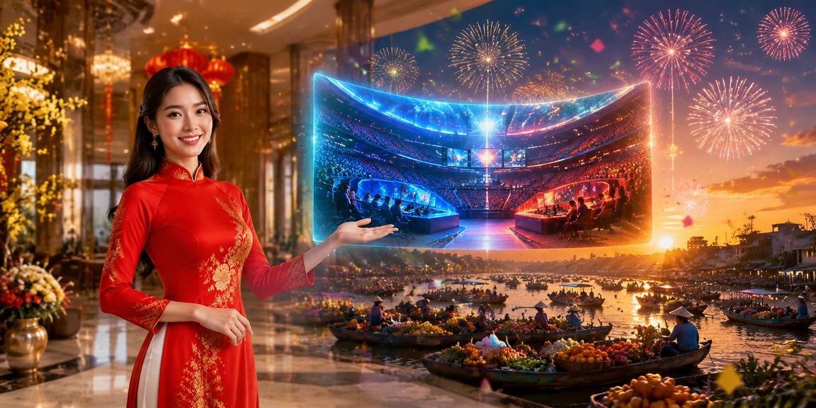 Người dùng tại Cần Thơ xem esports và đặt cược trực tuyến trong lễ hội địa phương