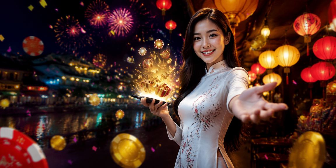 Người dùng tại Phú Quốc nhận thưởng đăng ký mới tại chợ đêm và nạp tiền qua điện thoại